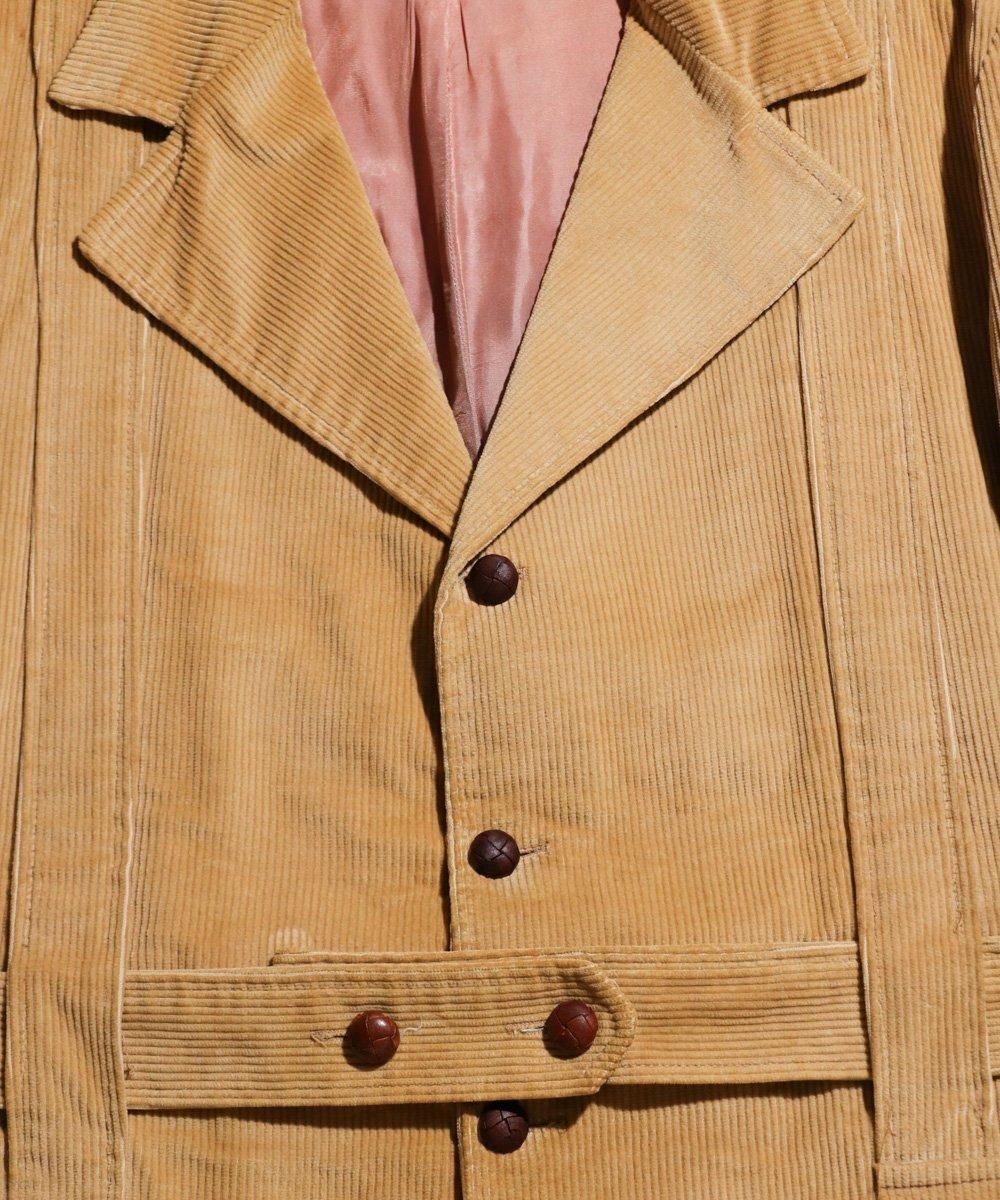 VINTAGE / 1970's L.L.BEAN CORDUROY NORFOLK STYLE JACKET
