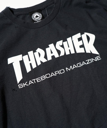 THRIFTY DAMAGE SKATE TEE "THRASHER SKATE MAG"