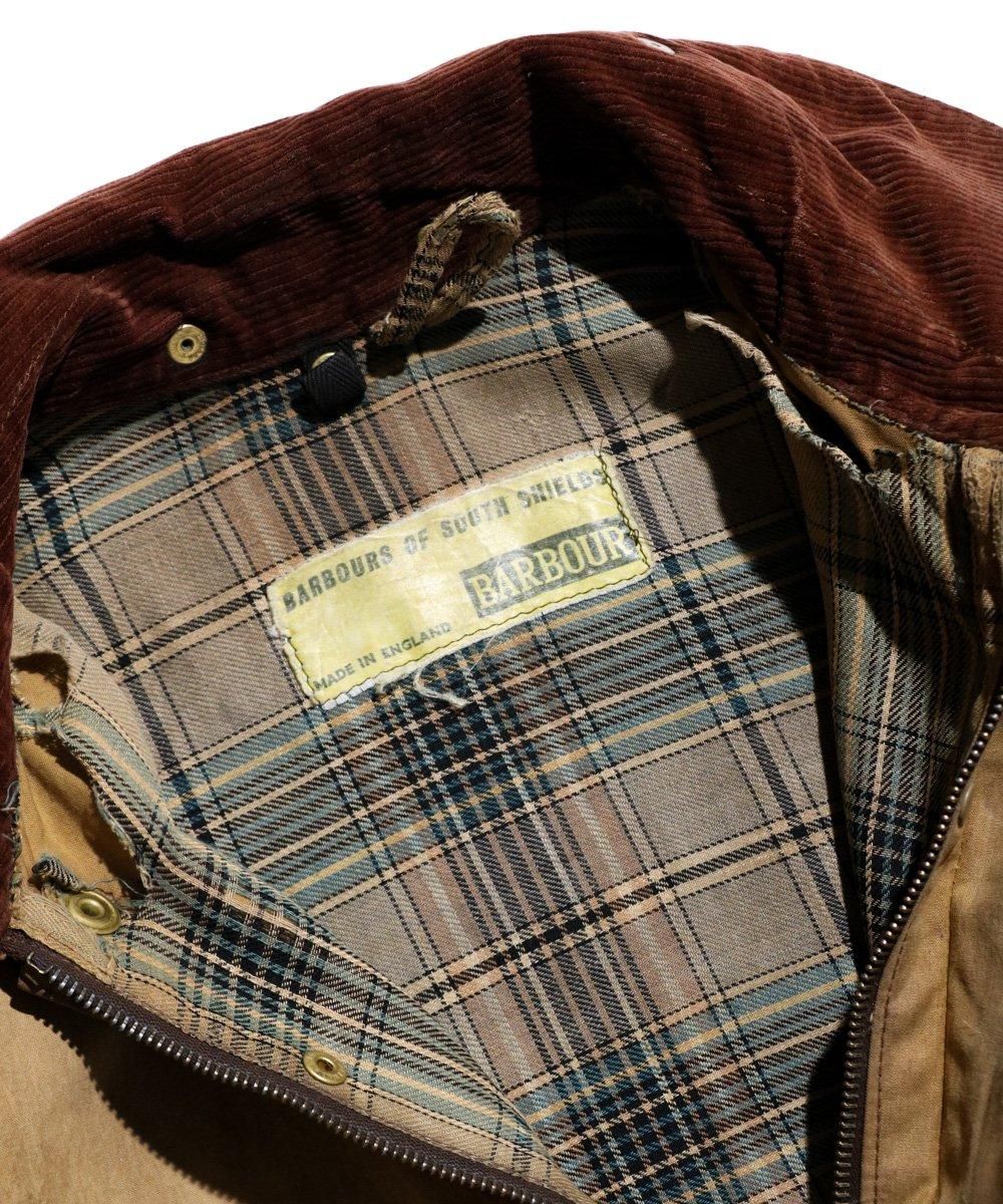 VINTAGE / 1950-1960's Barbour SOLWAY ZIPPER YELLOW LABEL  MADE IN ENGLAND