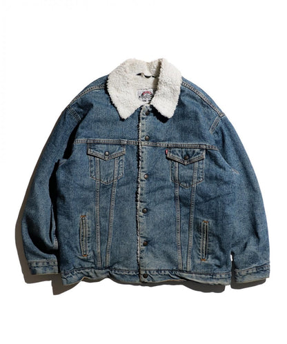 VINTAGE / 1990's Levi Strauss & Co. DENIM SHERPA JACKET