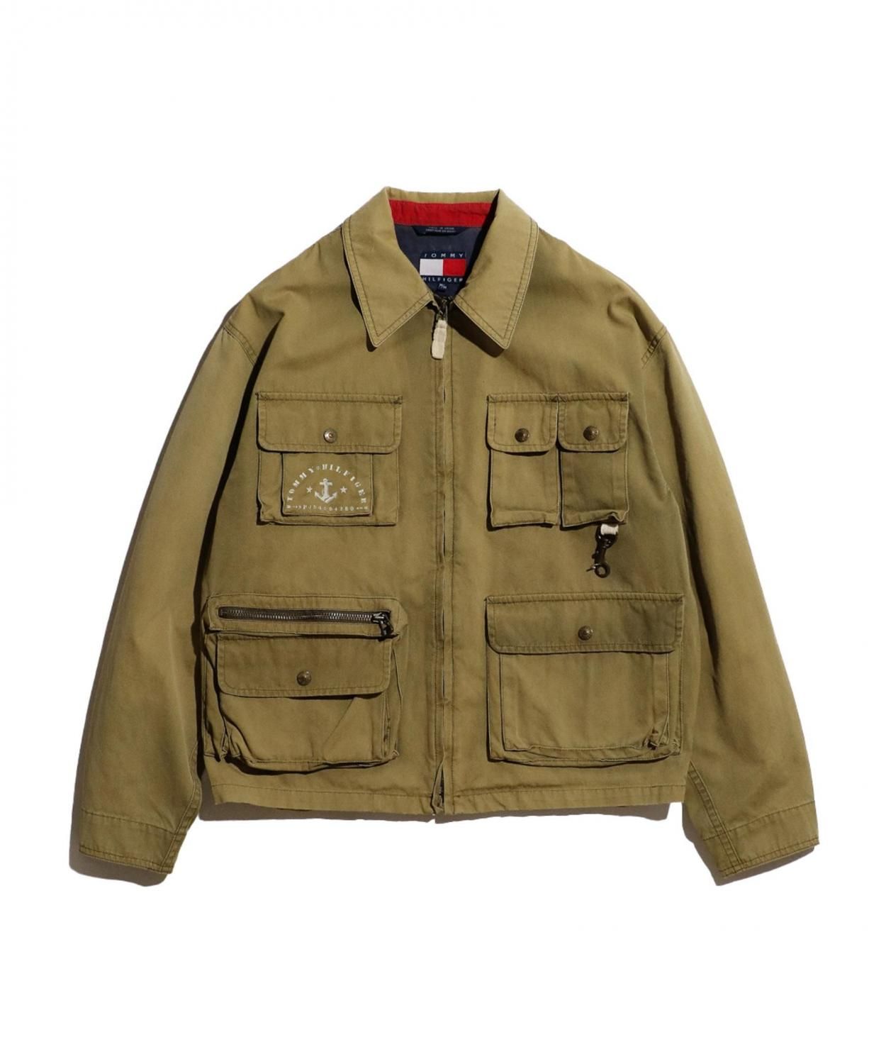 VINTAGE / OLD TOMMY HILFIGER HUNTING STYLE JACKET