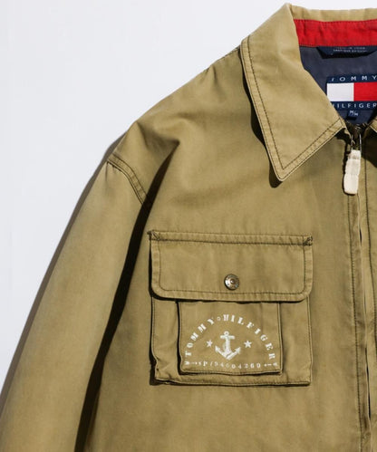 VINTAGE / OLD TOMMY HILFIGER HUNTING STYLE JACKET