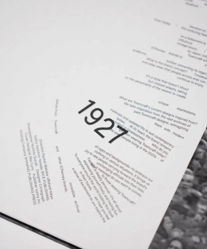 TOWNCRAFT Collection Book "1927"