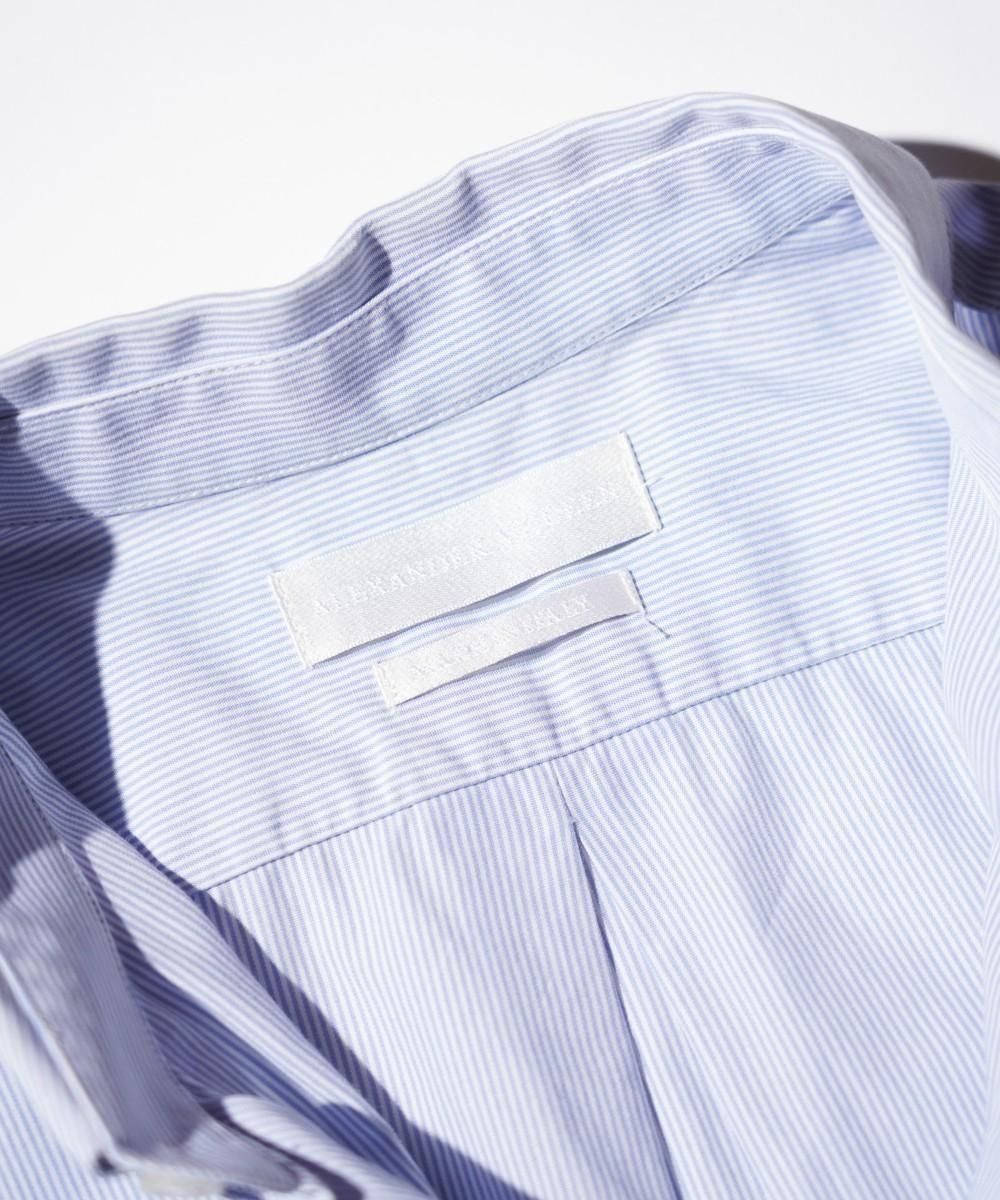 OLD / ALEXANDER McQUEEN BUTTON-DOWN SHORT SLEEVE STRIPED SHIRT