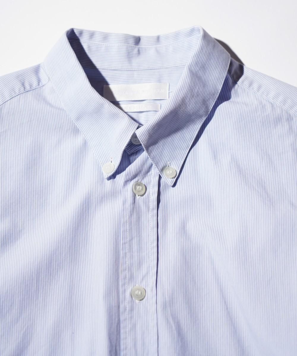 OLD / ALEXANDER McQUEEN BUTTON-DOWN SHORT SLEEVE STRIPED SHIRT