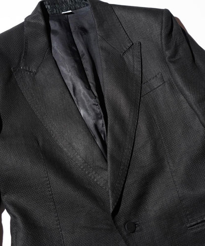 OLD / JOHN GALLIANO PEAKED LAPEL ONE-BUTTON JACKET