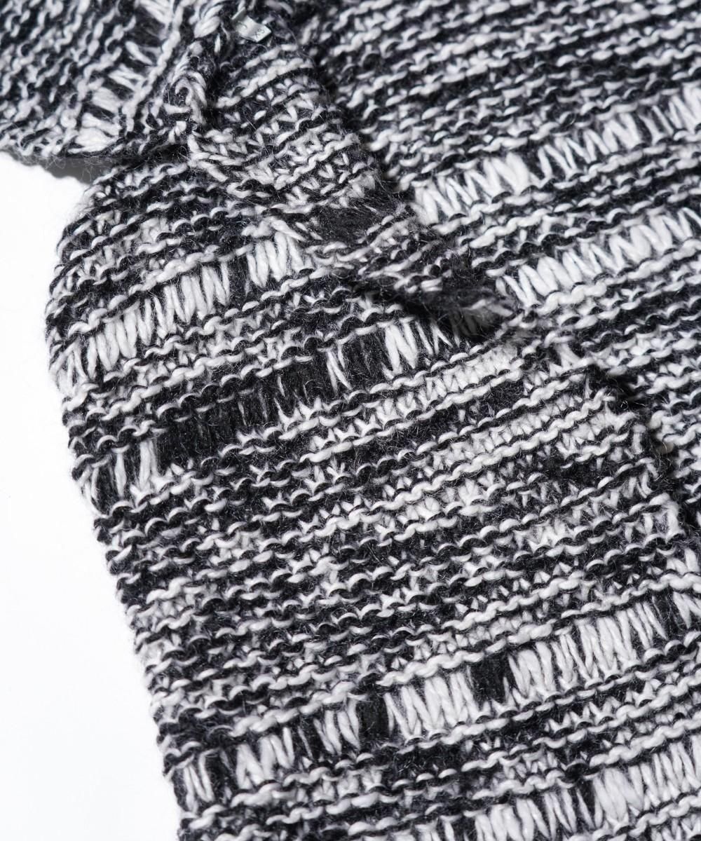 OLD / DIOR HOMME KNIT HOODED CAPE 2005AW by Hedi Slimane