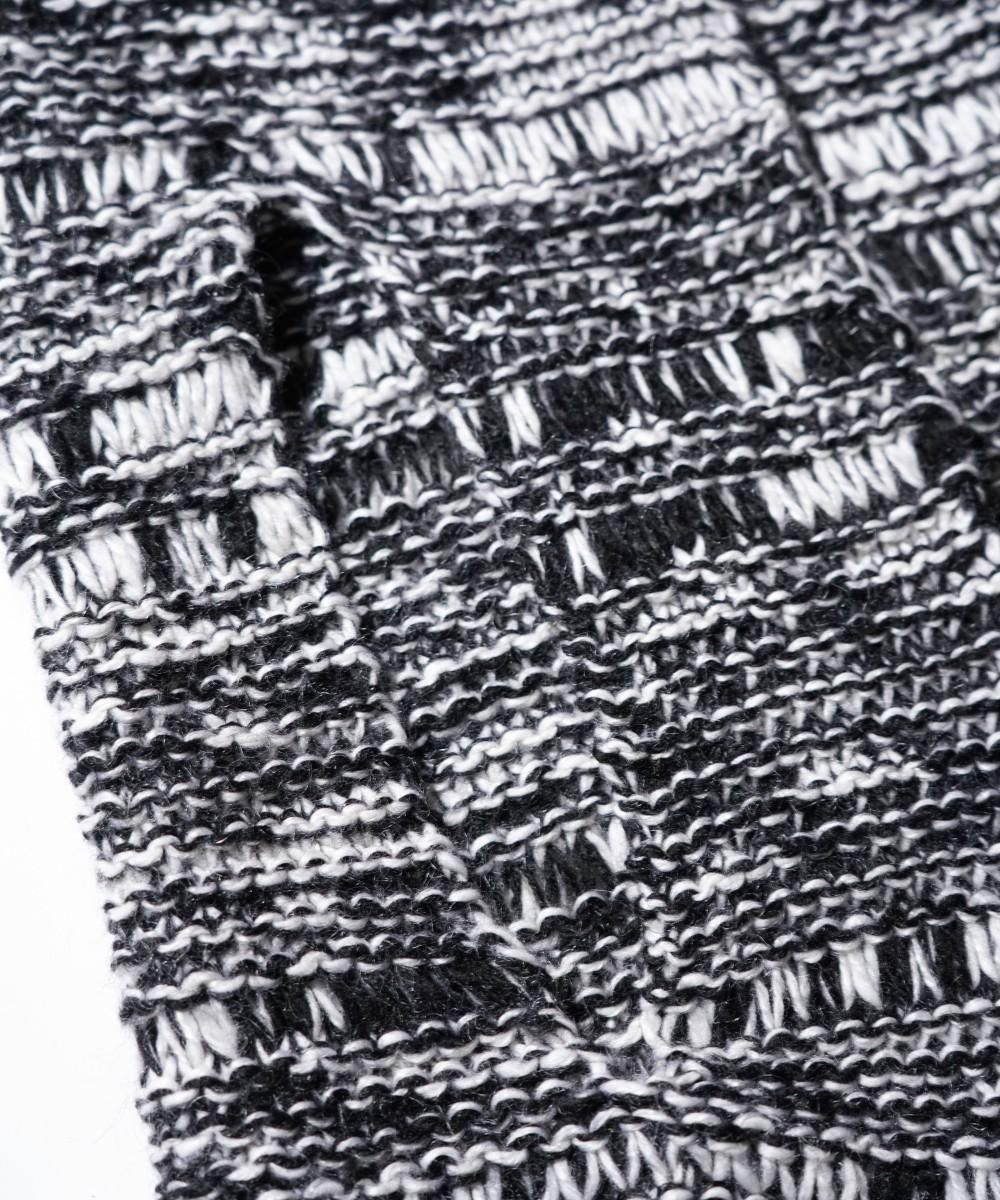 OLD / DIOR HOMME KNIT HOODED CAPE 2005AW by Hedi Slimane