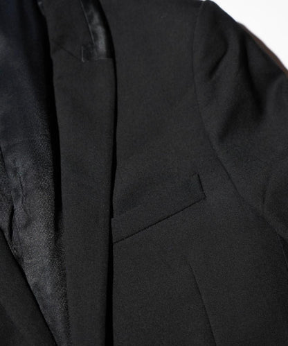 OLD / DIOR HOMME TAILORED LONG TUXEDO JACKET 2008AW by Kris Van Assche