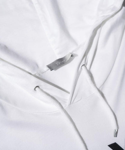 OLD / DIOR HOMME LONGLINE PRINTED PULLOVER HOODIE 2009SS by Kris Van Assche