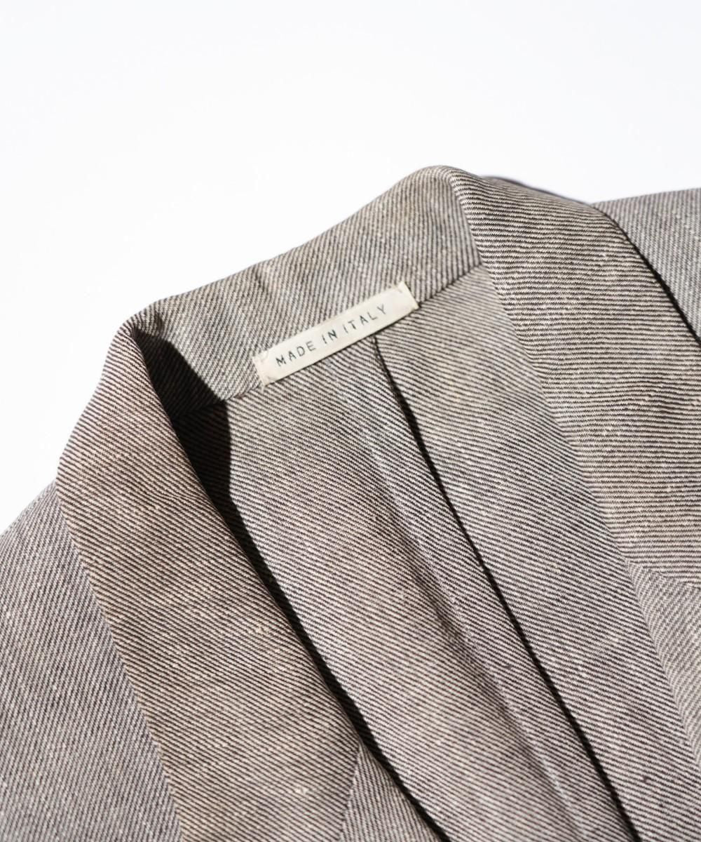 OLD / HERMES LINEN TAILORED JACKET-MARTIN MARGIELA ERA
