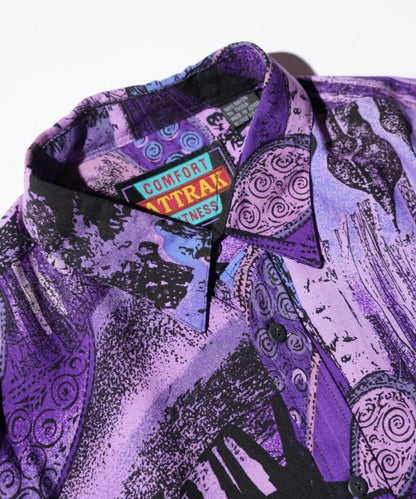 OLD / COMFORT ATTRAK FITNESS ALL OVER PRINT LONG SLEEVE SHIRT