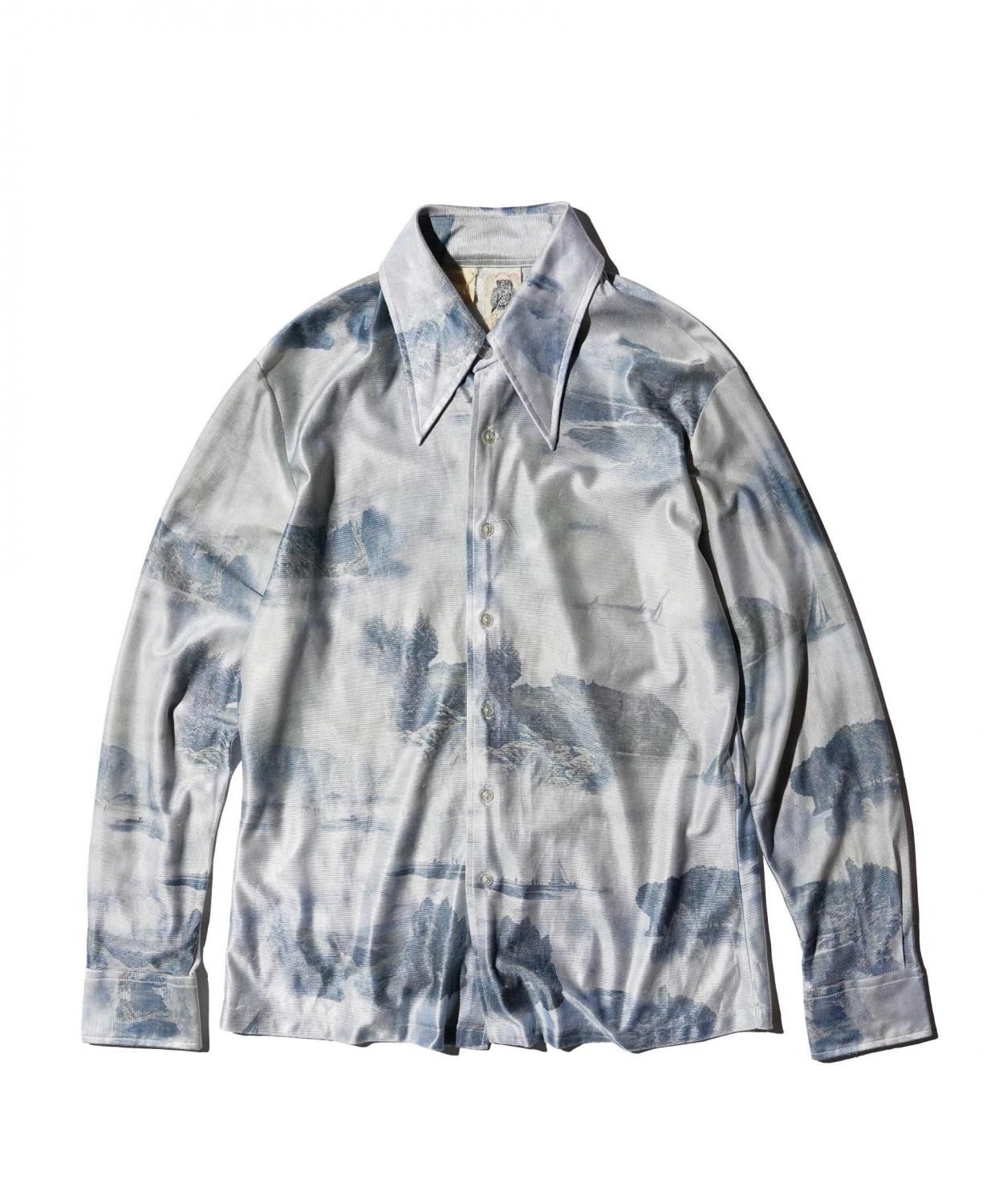 VINTAGE / 1970’s- KENNINGTON “MISTY MOUNTAIN LANDSCAPE” LONG SLEEVE SHIRT