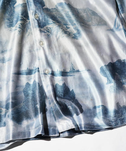 VINTAGE / 1970’s- KENNINGTON “MISTY MOUNTAIN LANDSCAPE” LONG SLEEVE SHIRT