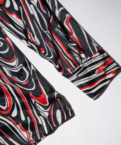 OLD / 1970’s- CALIFORNIA VINTAGE ABSTRACT PATTERN SHIRT