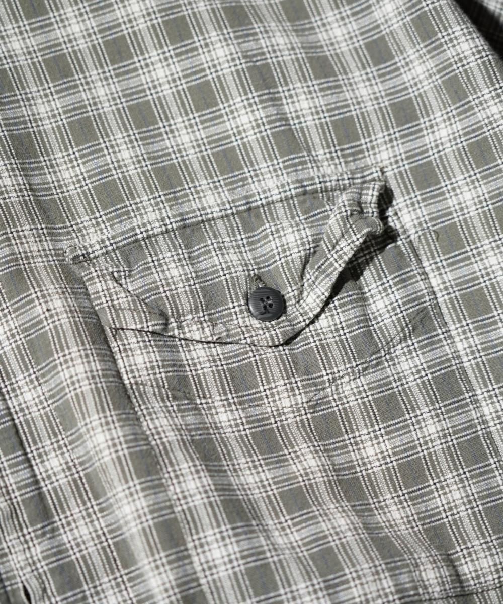 OLD / NORTH CREST COTTON STRIPE FULL-ZIP OUTDOOR SHIRT
