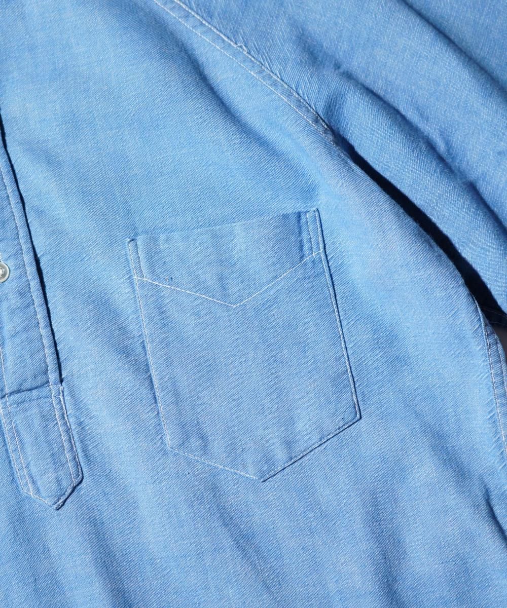 OLD / KENNINGTON RAGLAN SLEEVE CHAMBRAY SHIRT