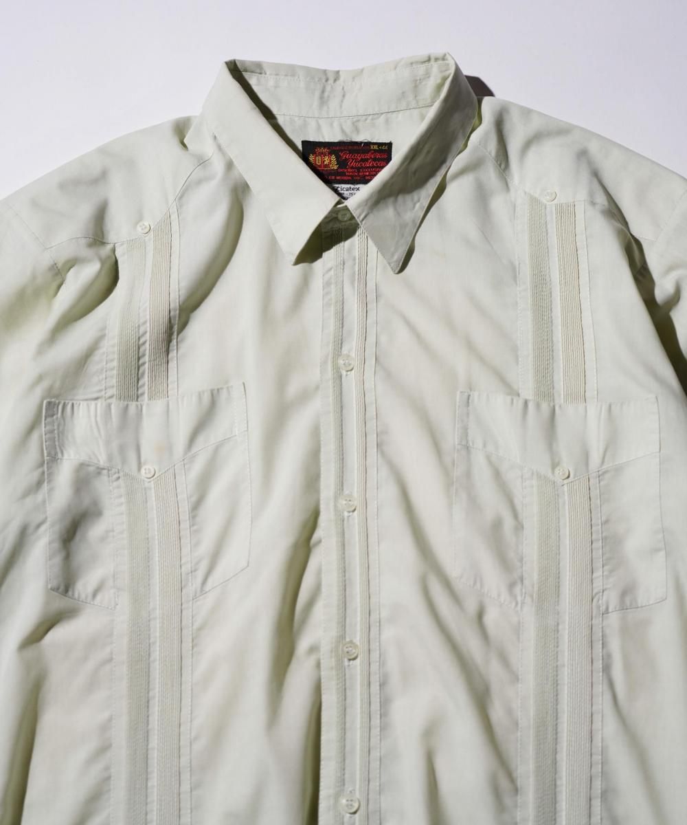 OLD / GUAYABERAS YUCATECAS SHORT SLEEVE CUBA SHIRT