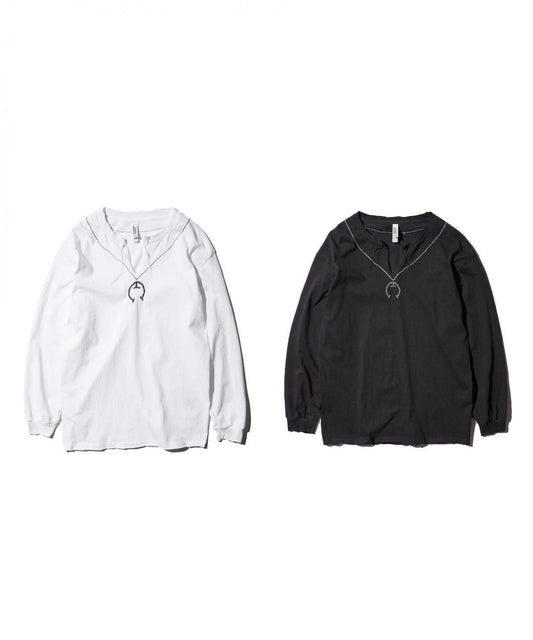 NAJA PENDANT EMBROIDERY LS TEE