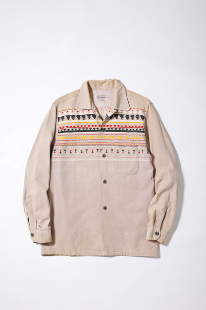 Ombre Plaid Flannel Shirt back view